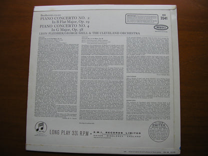 BEETHOVEN: PIANO CONCERTOS Nos. 2 & 4    FLEISHER / CLEVELAND ORCHESTRA / SZELL    SCX  3541