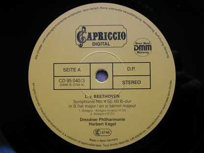 BEETHOVEN: THE NINE SYMPHONIES / TWO OVERTURES   SOLOISTS / DRESDEN PHILHARMONIC / HERBERT KEGEL   95 040 1 - 8