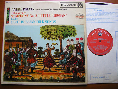 TCHAIKOVSKY: SYMPHONY No. 2 'Little Russian' / LIADOV: EIGHT RUSSIAN FOLK SONGS    PREVIN / LONDON SYMPHONY ORCHESTRA  SB 6670