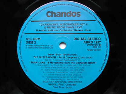 TCHAIKOVSKY: THE NUTCRACKER Act 11 Complete / SWAN LAKE Excerpts   JARVI / SCOTTISH NATIONAL ORCHESTRA   ABRD 1257