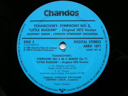 TCHAIKOVSKY: SYMPHONY No. 2 'Little Russian' Original 1872 version   SIMON / LONDON SYMPHONY  ABRD 1071