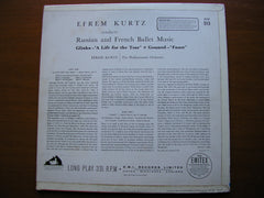 RUSSIAN & FRENCH BALLET MUSIC: GLINKA & GOUNOD    KURTZ / PHILHARMONIA    ASD 513