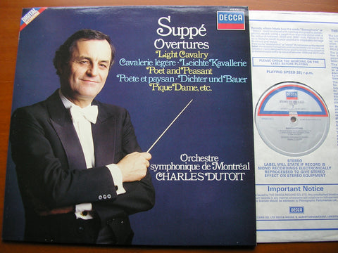 SUPPE: OVERTURES  CHARLES DUTOIT / MONTREAL SYMPHONY  414 408