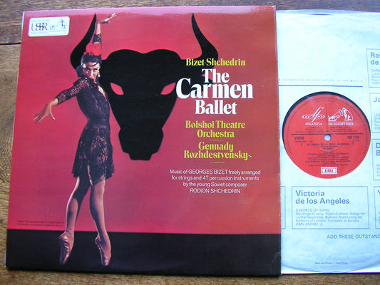 BIZET - SHCHEDRIN: THE CARMEN BALLET   ROZHDESTVENSKY / BOLSHOI THEATRE ORCHESTRA    ASD 2448