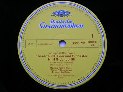 BEETHOVEN: PIANO CONCERTO No. 4      POLLINI / VIENNA PHILHARMONIC / BOHM   2530 791