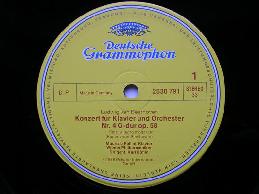 BEETHOVEN: PIANO CONCERTO No. 4      POLLINI / VIENNA PHILHARMONIC / BOHM   2530 791