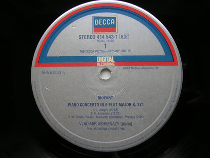 MOZART: THE PIANO CONCERTOS      VLADIMIR ASHKENAZY / PHILHARMONIA   10 LP