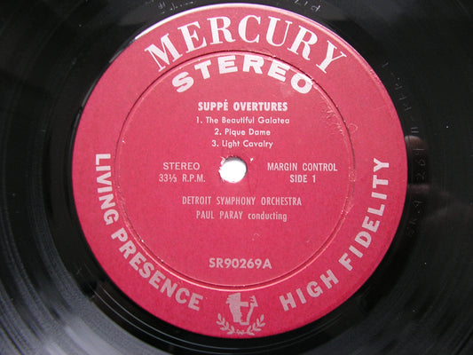 SUPPE: OVERTURES   PAUL PARAY / DETROIT SYMPHONY   SR 90269