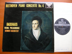 BEETHOVEN: PIANO CONCERTO No. 4      BACKHAUS / VIENNA PHILHARMONIC / SCHMIDT-ISSERSTEDT    SXL 2010