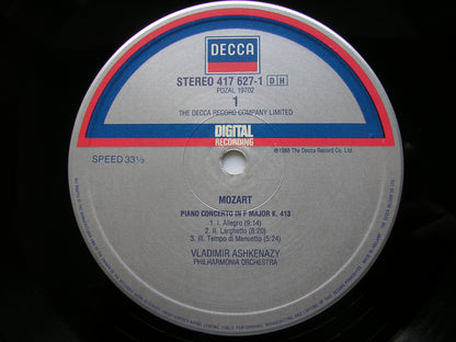 MOZART: THE PIANO CONCERTOS      VLADIMIR ASHKENAZY / PHILHARMONIA   10 LP