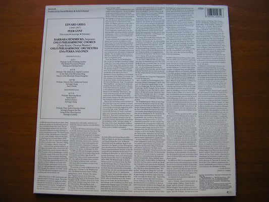 GRIEG: PEER GYNT highlights     HENDRICKS / OSLO PHILHARMONIC / SALONEN    M44528