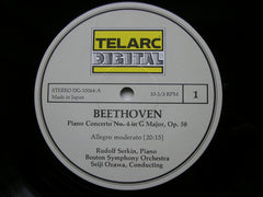 BEETHOVEN: PIANO CONCERTO No. 4    SERKIN / BOSTON SYMPHONY ORCHESTRA / OZAWA    DG 10064