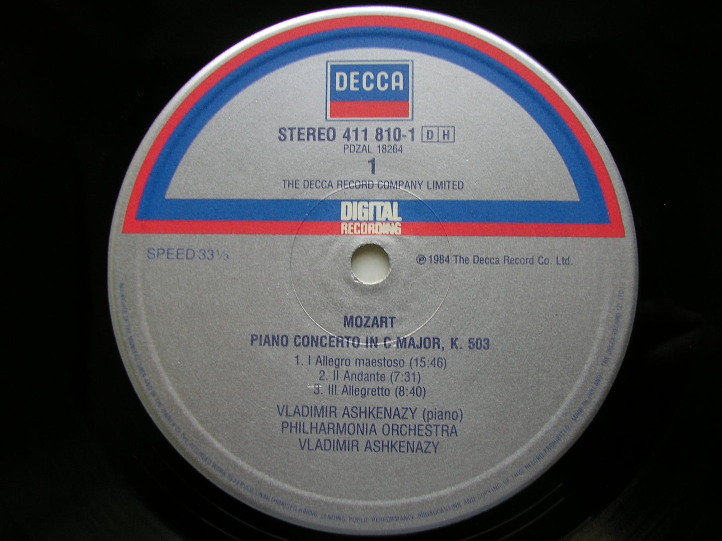 MOZART: THE PIANO CONCERTOS      VLADIMIR ASHKENAZY / PHILHARMONIA   10 LP