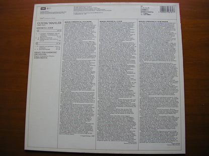 MAHLER: SYMPHONY No. 1 'Blumine'    MEHTA / ISRAEL PHILHARMONIC    27 0618