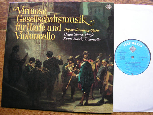VIRTUOSO MUSIC FOR CELLO & HARP: SPOHR / ROMBERG / DUPORT    STORCK / STORCK   SLT 43109