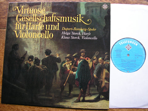 VIRTUOSO MUSIC FOR CELLO & HARP: SPOHR / ROMBERG / DUPORT    STORCK / STORCK   SLT 43109