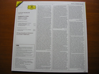 MAHLER: SYMPHONY No. 1    ABBADO / CHICAGO SYMPHONY    2532 020