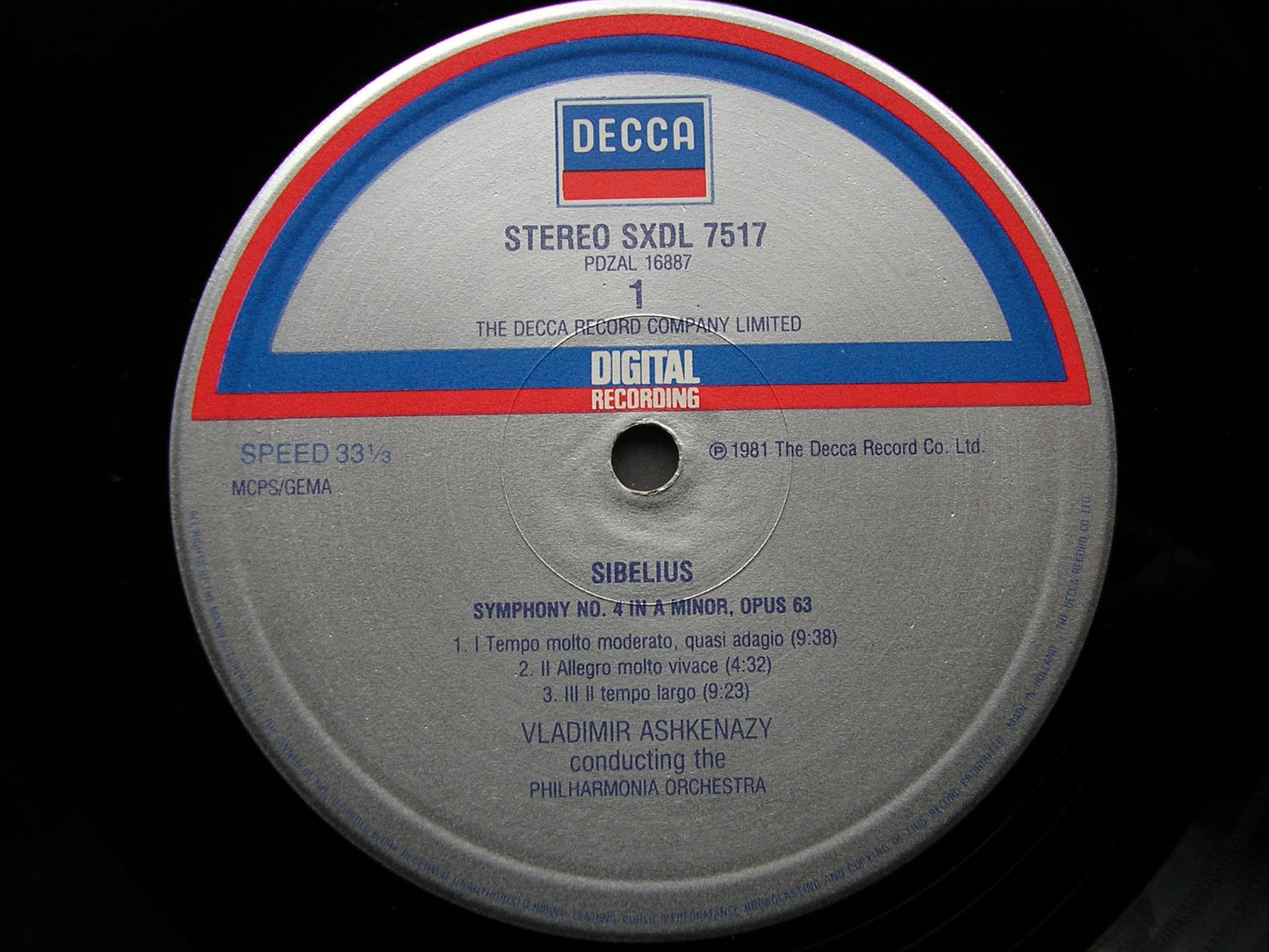 SIBELIUS: THE SEVEN SYMPHONIES  ASHKENAZY / PHILHARMONIA  6 LP   NM