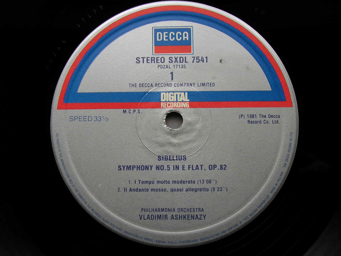 SIBELIUS: THE SEVEN SYMPHONIES  ASHKENAZY / PHILHARMONIA  6 LP   NM