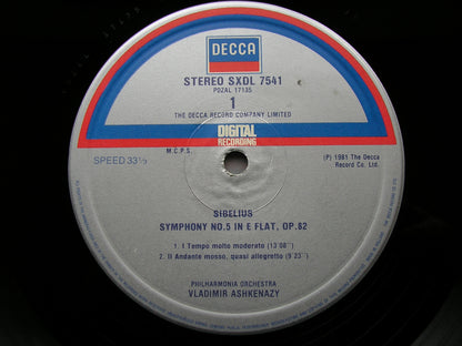 SIBELIUS: THE SEVEN SYMPHONIES  ASHKENAZY / PHILHARMONIA  6 LP   NM