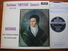 BEETHOVEN: PIANO CONCERTO No. 5  'Emperor'    BACKHAUS / VIENNA PHILHARMONIC / SCHMIDT-ISSERSTEDT   SXL 2179