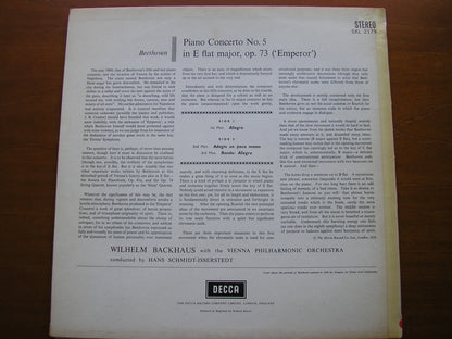 BEETHOVEN: PIANO CONCERTO No. 5  'Emperor'    BACKHAUS / VIENNA PHILHARMONIC / SCHMIDT-ISSERSTEDT   SXL 2179