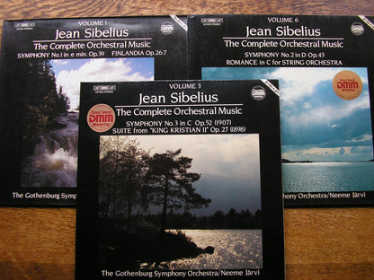 SIBELIUS: THE SEVEN SYMPHONIES   JAARVI / GOTHENBURG SYMPHONY  7 LP