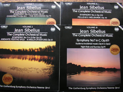 SIBELIUS: THE SEVEN SYMPHONIES   JAARVI / GOTHENBURG SYMPHONY  7 LP