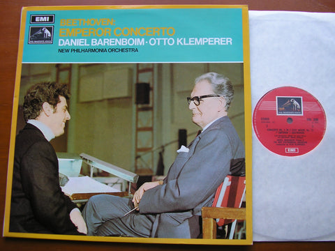 BEETHOVEN: PIANO CONCERTO No. 5  'Emperor'   BARENBOIM / NEW PHILHARMONIA ORCHESTRA  / KLEMPERER    ASD 2500