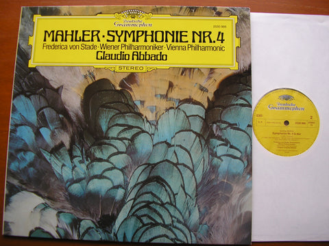 MAHLER: SYMPHONY No. 4     VON STADE / VIENNA PHILHARMONIC / ABBADO    2530 966