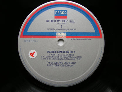 MAHLER: SYMPHONY No. 5    CHRISTOPH VON DOHNANYI / CLEVELAND ORCHESTRA   425 438
