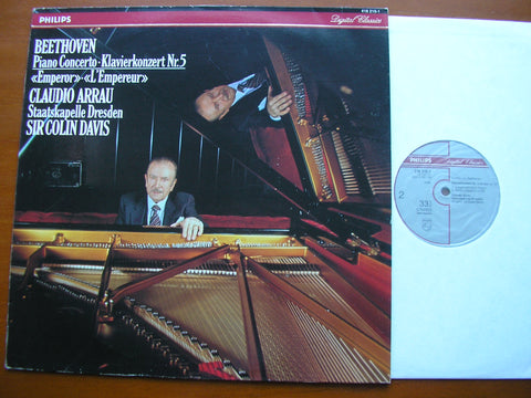 BEETHOVEN: PIANO CONCERTO No. 5  'Emperor'    ARRAU / DRESDEN STATE ORCHESTRA / DAVIS   416 215