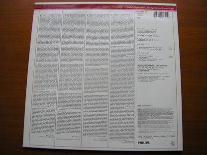 MAHLER: SYMPHONY No. 4   KIRI TE KANAWA / BOSTON SYMPHONY / SEIJI OZAWA    422 072