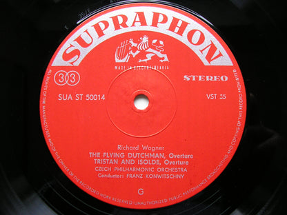 WAGNER: OVERTURES Tannhauser / The Flying Dutchman / Tristan & Isolde / Die Meistersinger   KONWITSCHNY / CZECH PHILHARMONIC  SUA ST 50014