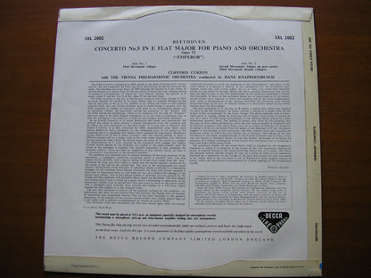 BEETHOVEN: PIANO CONCERTO No. 5  'Emperor'    CURZON / VIENNA PHILHARMONIC ORCHESTRA                   / KNAPPERTSBUSCH    SXL 2002