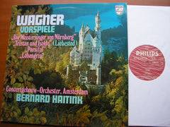 WAGNER: PRELUDES from Lohengrin / Parsifal / Die Meistersinger / PRELUDE & LIEBESTOD from Tristan und Isolde    HAITINK / CONCERTGEBOUW ORCHESTRA  6500 932