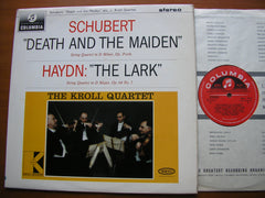 SCHUBERT & HAYDN: STRING QUARTETS      THE KROLL QUARTET      SAX 2519