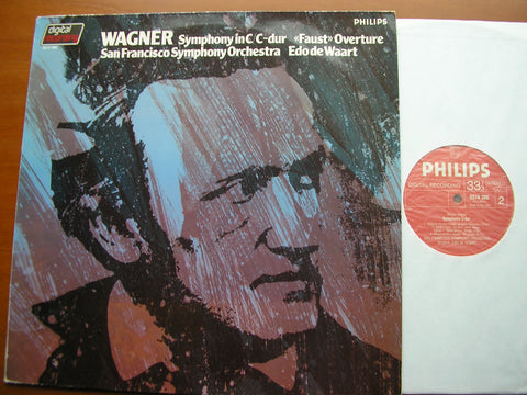 WAGNER: SYMPHONY in C / FAUST OVERTURE    DE WAART / SAN FRANCISCO SYMPHONY   6514 380