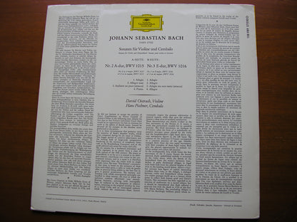 BACH: VIOLIN SONATAS BWV 1015 & 1016   DAVID OISTRAKH / HANS PISCHNER    138 989