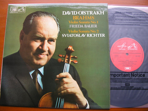 BRAHMS: VIOLIN SONATAS Nos. 1 & 2    DAVID OISTRAKH / FRIEDA BAUER    ASD 3425