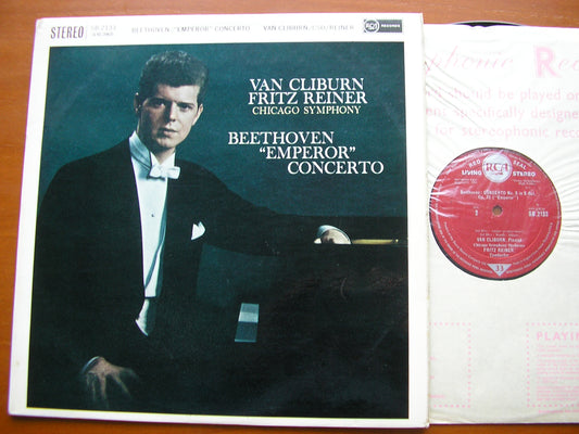 BEETHOVEN: PIANO CONCERTO No. 5  'Emperor'    VAN CLIBURN / CHICAGO SYMPHONY ORCHESTRA / REINER     SB 2133