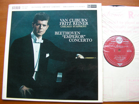 BEETHOVEN: PIANO CONCERTO No. 5  'Emperor'    VAN CLIBURN / CHICAGO SYMPHONY / REINER     SB 2133