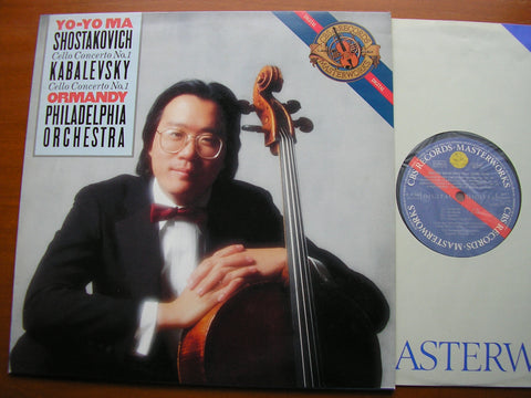 SHOSTAKOVICH / KABALEVSKY: CELLO CONCERTOS    YO-YO MA / PHILADELPHIA ORCHESTRA / ORMANDY    D 37840