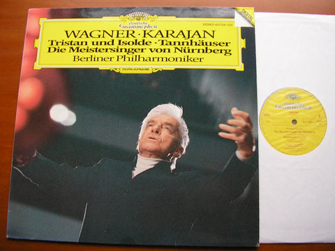 WAGNER: ORCHESTRAL MUSIC from Tannhauser / Tristan & Isolde / Die Meistersinger    KARAJAN / BERLIN PHILHARMONIC   413 754