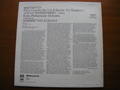 BEETHOVEN: PIANO CONCERTO No. 5  'Emperor'   WEISSENBERG /BERLIN PHILHARMONIC / KARAJAN    ASD 3043