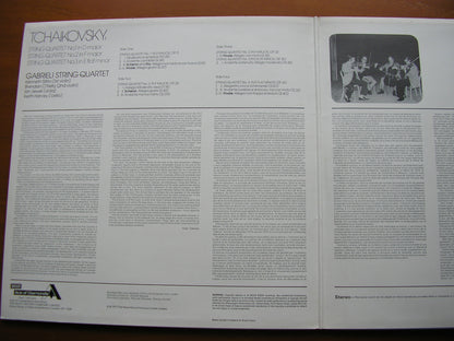 TCHAIKOVSKY: THE THREE STRING QUARTETS     GABRIELI QUARTET     SDD 524 / 5