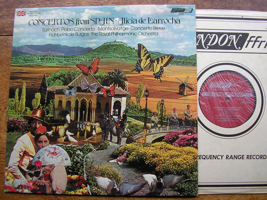 CONCERTOS FROM SPAIN BY MONTSALVAGE & SURINACH   ALICIA DE LARROCHA / ROYAL PHILHARMONIC / FRUHBECK DE BURGOS   CS 6990