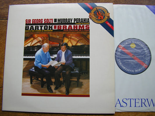 BARTOK: SONATA FOR 2 PIANOS & PERCUSSION / BRAHMS: HAYDN VARIATIONS   PERAHIA / SOLTI  M42625