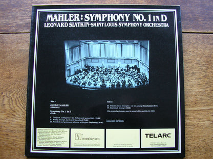 MAHLER: SYMPHONY No. 1  SLATKIN / SAINT LOUIS SYMPHONY  DG-10066