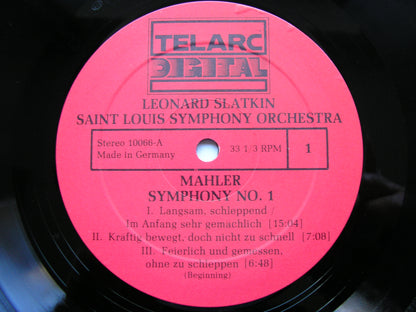 MAHLER: SYMPHONY No. 1  SLATKIN / SAINT LOUIS SYMPHONY  DG-10066
